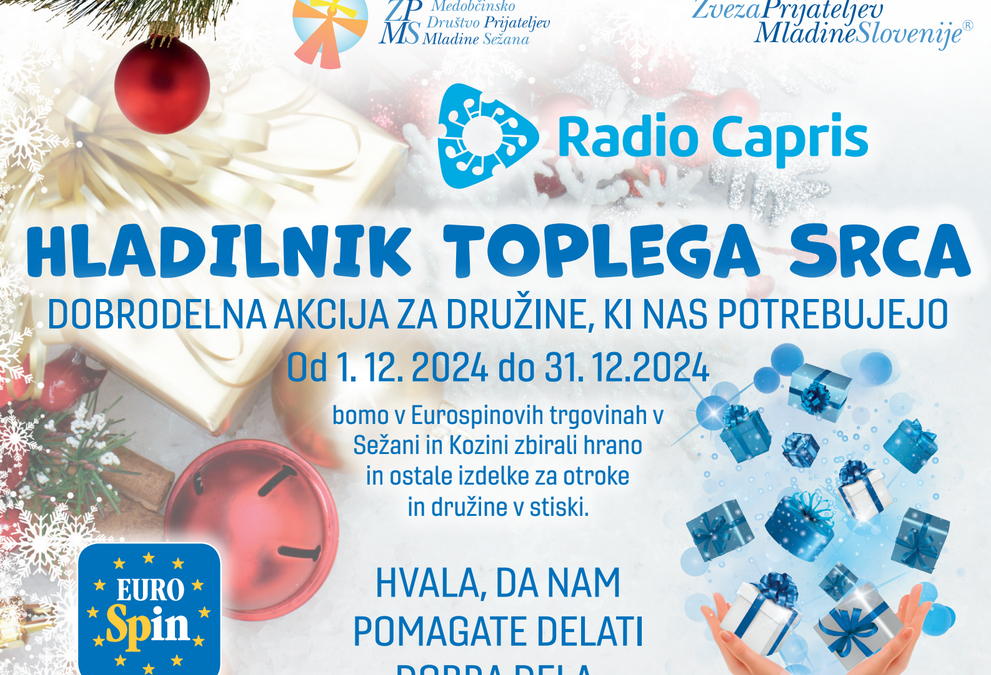 Dobrodelna akcija Hladilnik toplega srca